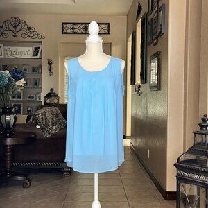 Amazon/Quezhu Sleeveless Flowy Top*EUC